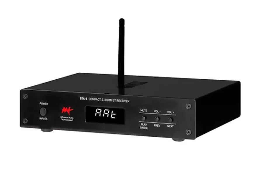 AAT BTA-3 Receptor Bluetooth para Áudio em composição visual do catálogo MyConcert de áudio e automação