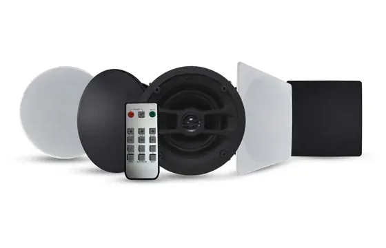 Caixas de embutir para som ambiente no catálogo editorial MyConcert