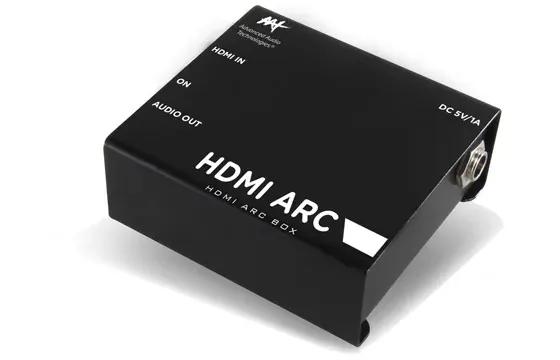 AAT HDMI ARC Conversor de Áudio em composição visual do catálogo MyConcert de áudio e automação
