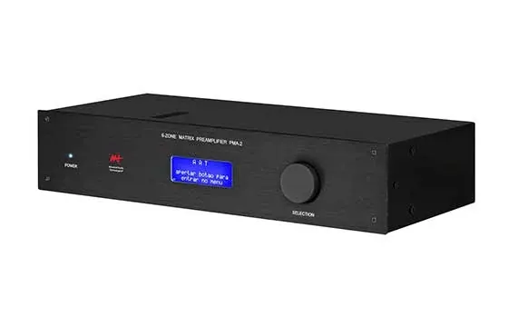 AAT PMA-2 Matriz Pre-Amplificada 6 Zonas em composição visual do catálogo MyConcert de áudio e automação