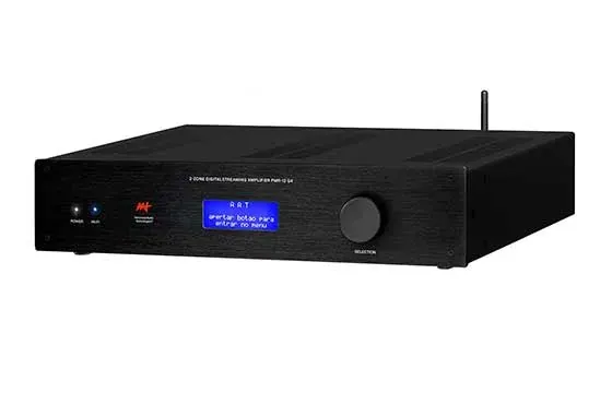 AAT PMR-13 G4 Multiroom com Streamer 2 Zonas em composição visual do catálogo MyConcert de áudio e automação