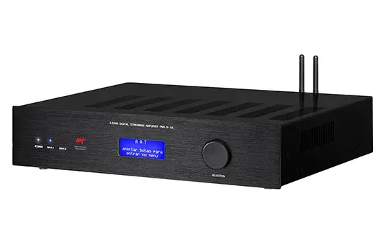 AAT PMR-18 G5 Multiroom HDMI e Streamer 6 Zonas em composição visual do catálogo MyConcert de áudio e automação