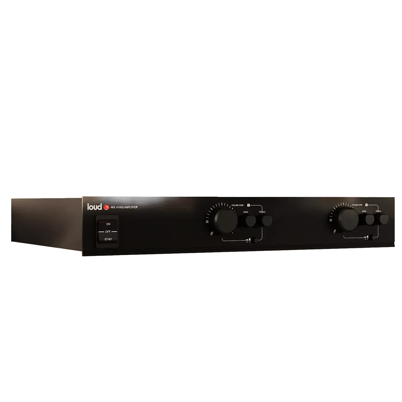 Amplificador Loud Áudio APL 4100 S em composição visual do catálogo MyConcert de áudio e automação