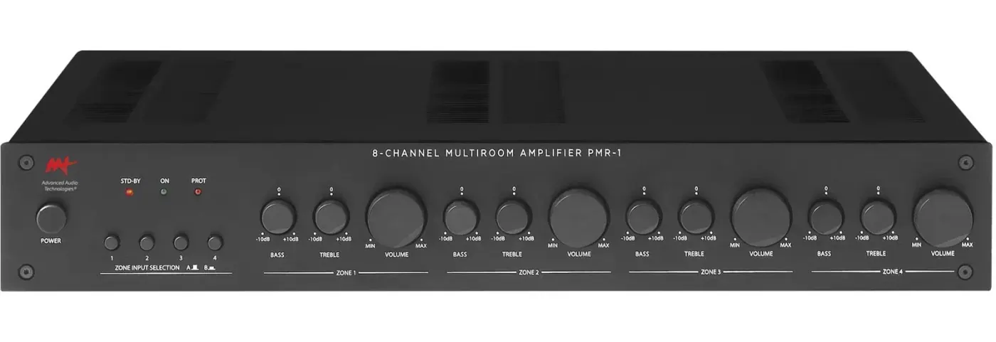 Multirooms AAT PMR-1 em composição visual do catálogo MyConcert de áudio e automação
