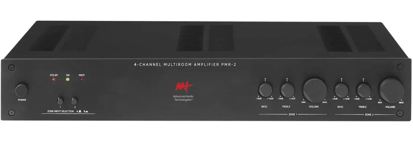 Multirooms AAT PMR-2 em composição visual do catálogo MyConcert de áudio e automação