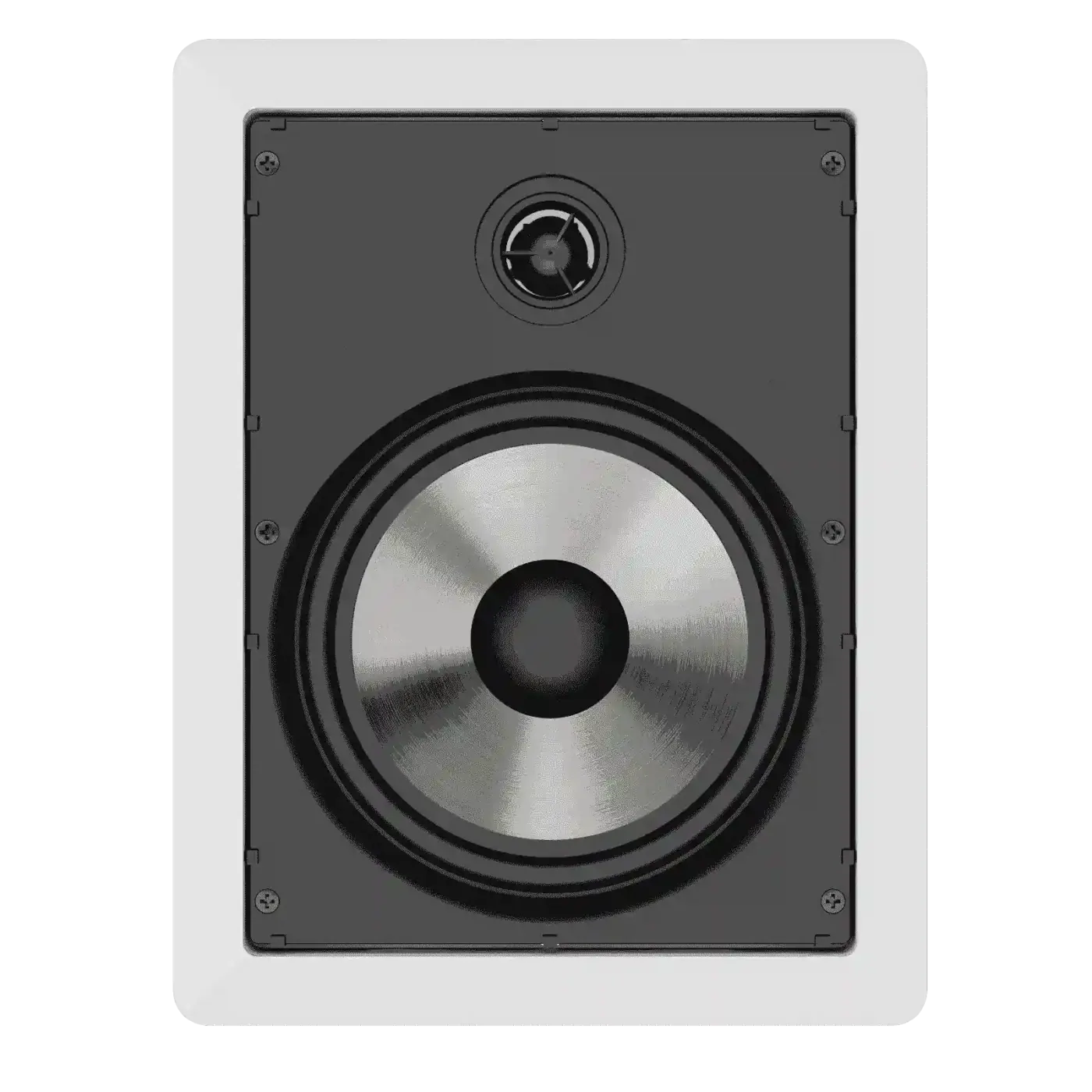 Caixas de Som Loud Áudio LR6 100 Retangular Plana em composição visual do catálogo MyConcert de áudio e automação