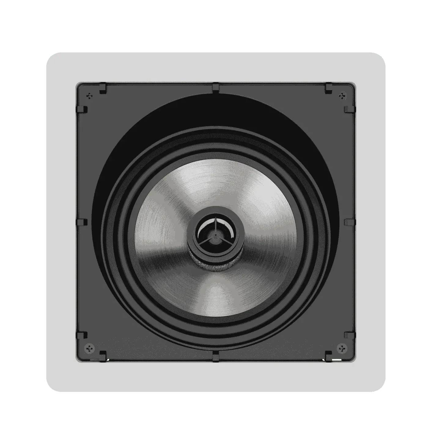 Caixas de Som Loud Áudio SL6 100 Quadrada Ângulo em composição visual do catálogo MyConcert de áudio e automação