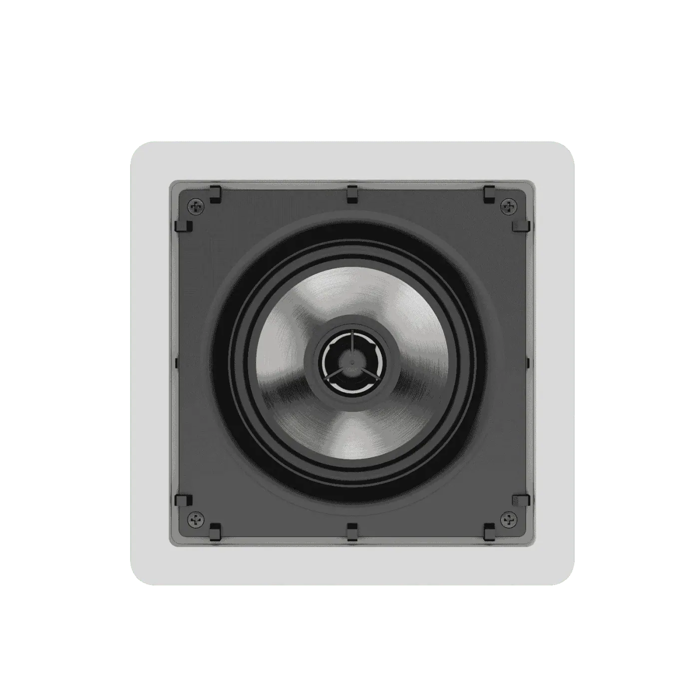 Caixas de Som Loud Áudio SQ5 50 Quadrada Plana em composição visual do catálogo MyConcert de áudio e automação