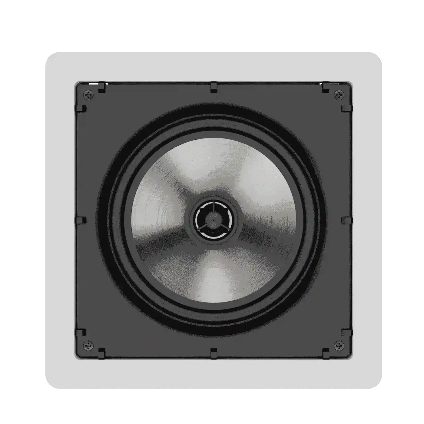 Caixas de Som Loud Áudio SQ6 50 Quadrada Plana Back Box em composição visual do catálogo MyConcert de áudio e automação