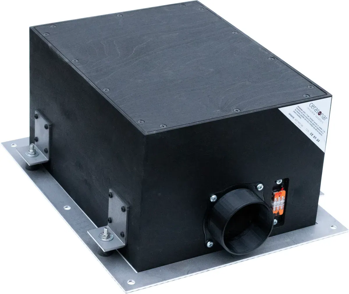 Cerasonar Architect Sub Subwoofer Invisível em composição visual do catálogo MyConcert de áudio e automação