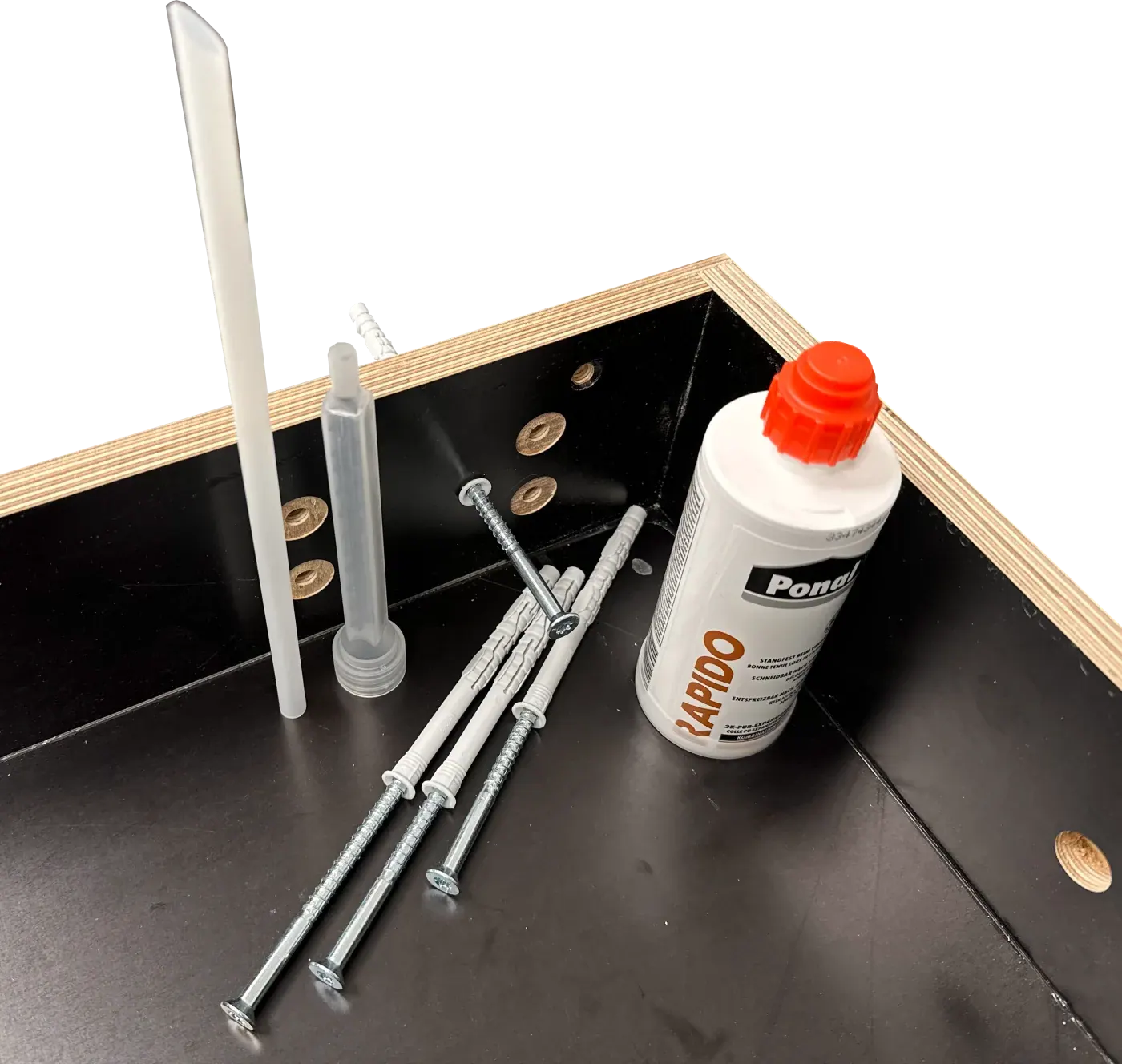 Cerasonar Masonry Installation Kit em composição visual do catálogo MyConcert de áudio e automação