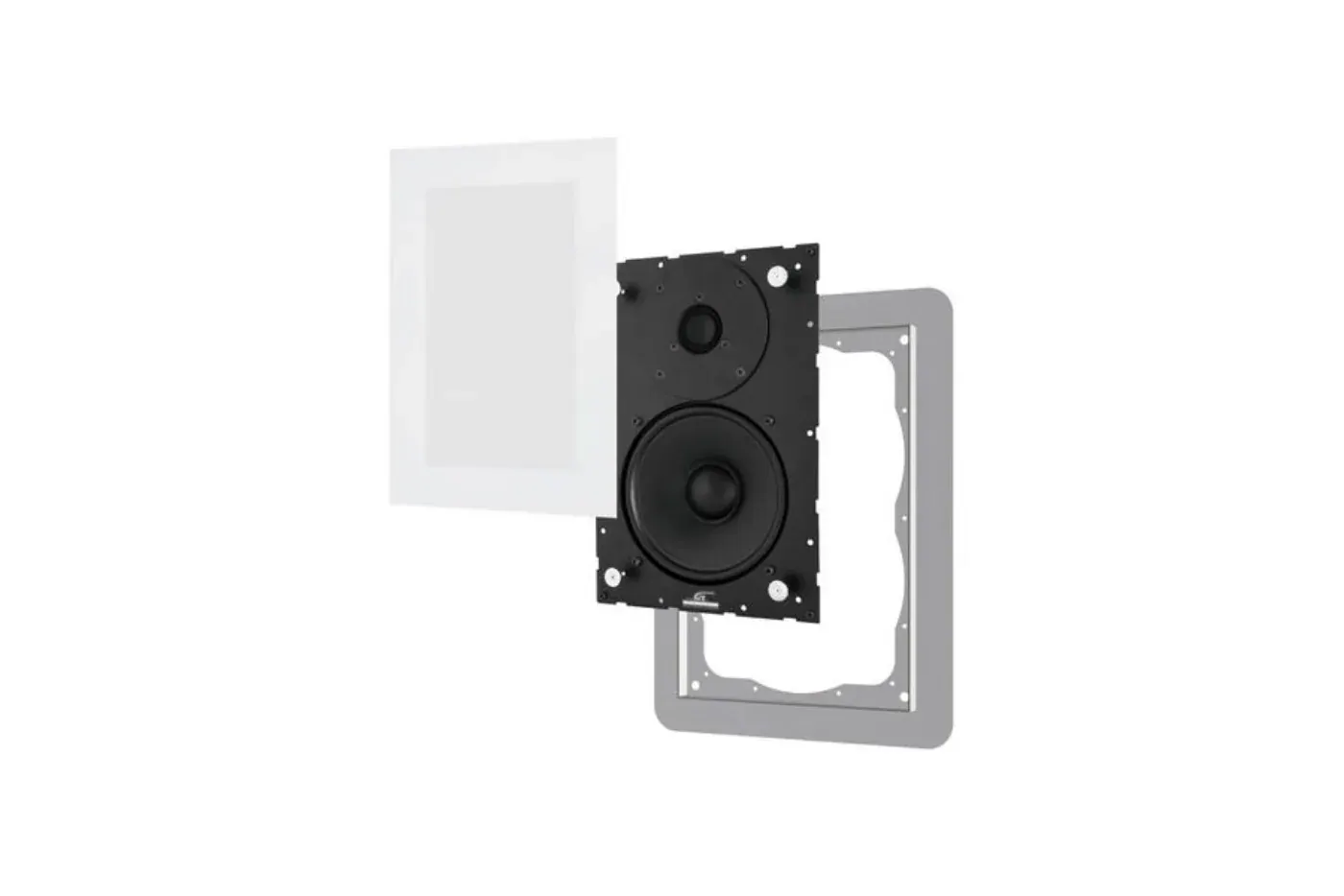 Garvan KC216 Caixa de Embutir para Home Cinema em composição visual do catálogo MyConcert de áudio e automação