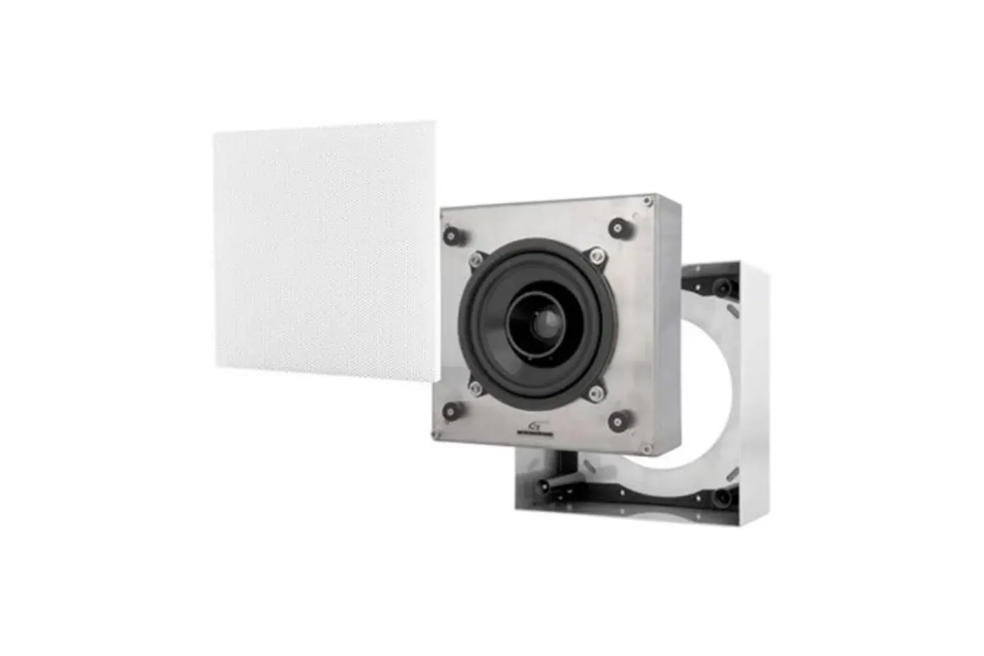 Garvan KW12M Caixa Externa Waterproof em composição visual do catálogo MyConcert de áudio e automação