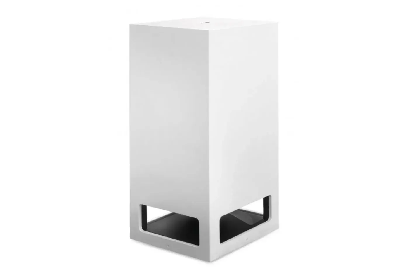Garvan SA225 Caixa de Som Outdoor 360 em Corian em composição visual do catálogo MyConcert de áudio e automação