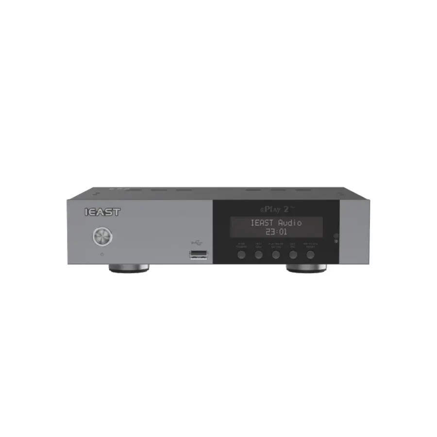 IEAST ePlay 2 Pro Streamer de Áudio em composição visual do catálogo MyConcert de áudio e automação