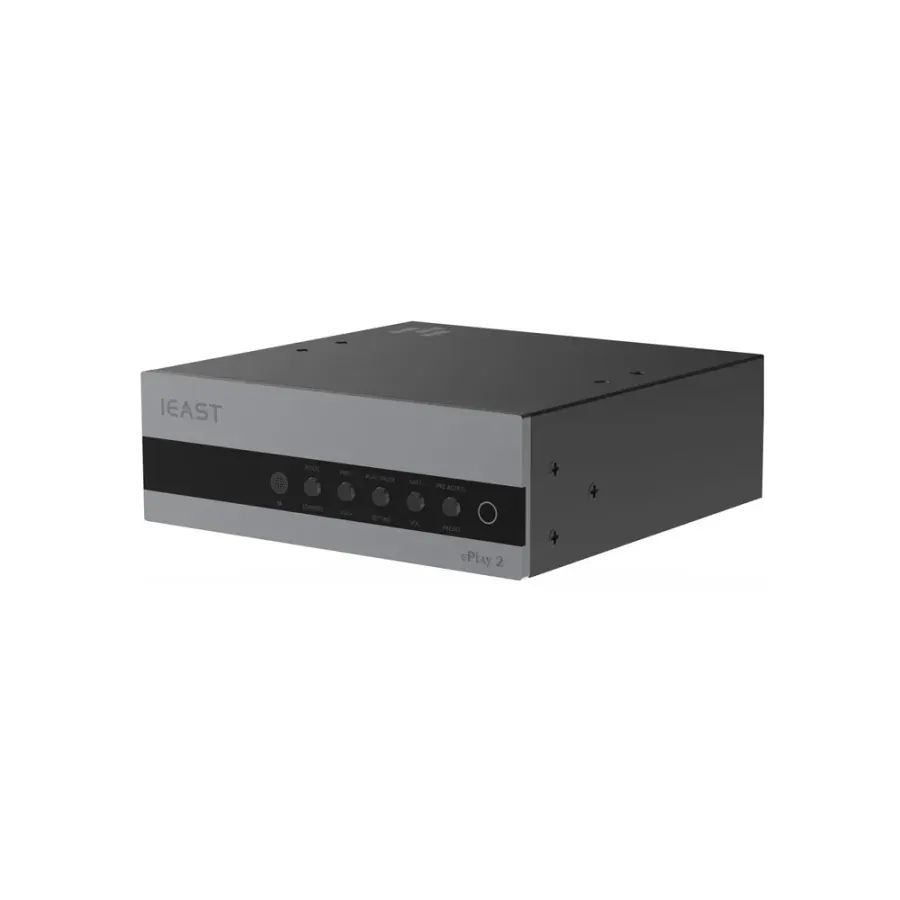 IEAST ePlay 2 Streamer de Áudio em composição visual do catálogo MyConcert de áudio e automação