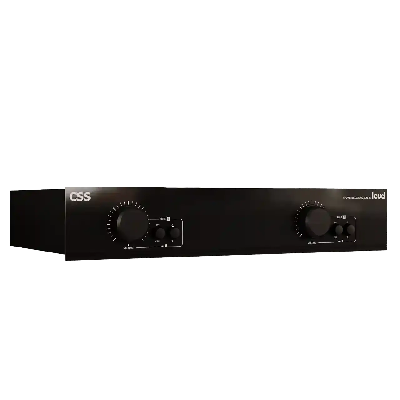 Projeto de Automação Áudio Seletor com Volume Loud Áudio CSS 2 em composição visual do catálogo MyConcert de áudio e automação
