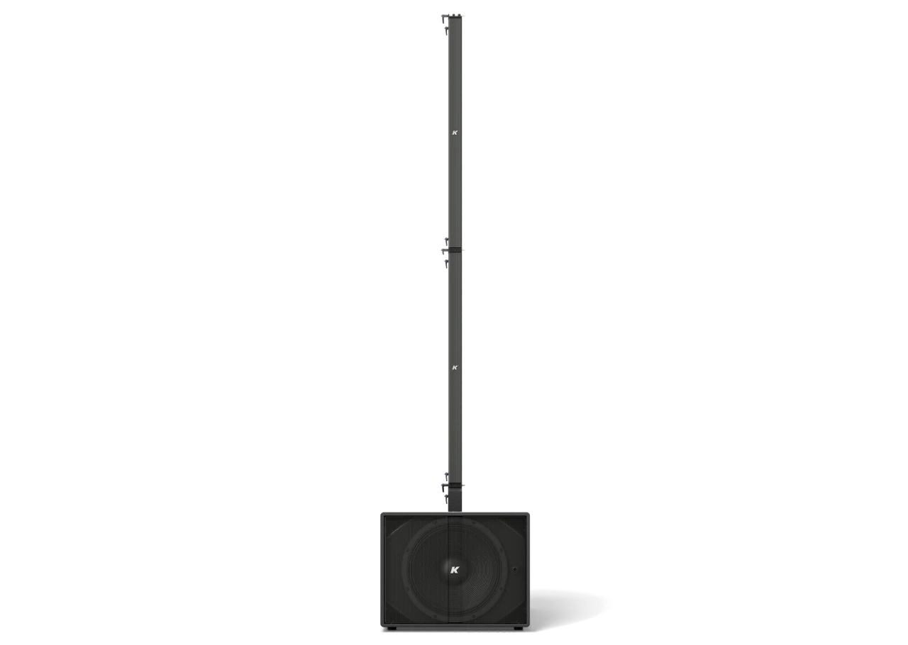 Produto K-array KR202 II, sistema de áudio premium, da linha Pinnacle