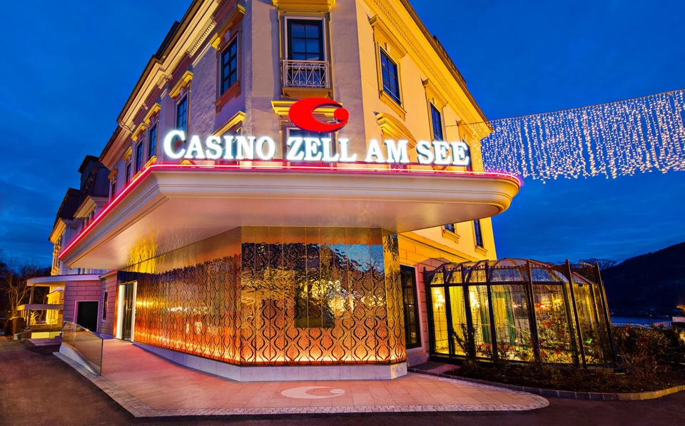 Ambiente do projeto Cassino Zell am See com áudio K-array aplicado a cassinos e espaços de entretenimento em Salzburgo