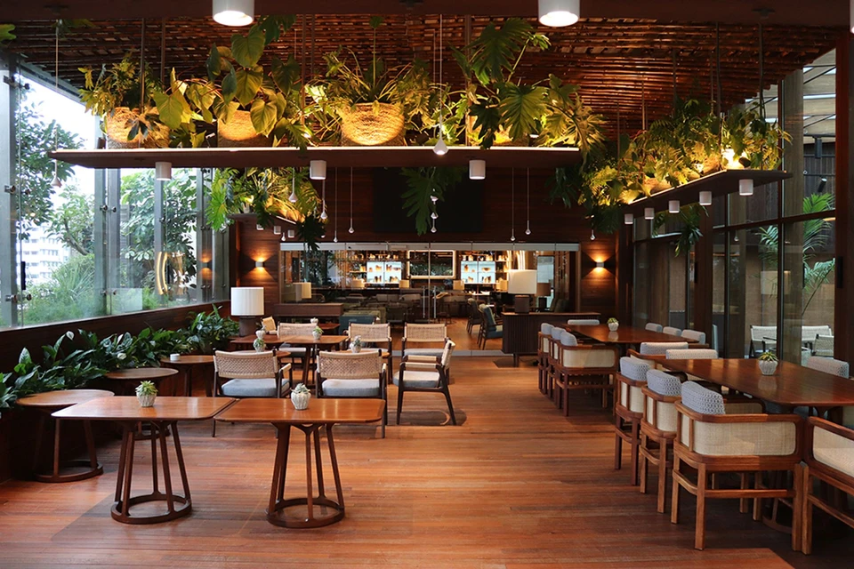 Ambiente do projeto Hotel SANA Malhoa com áudio K-array aplicado a hotéis, resorts e ambientes de hospitalidade em Portugal